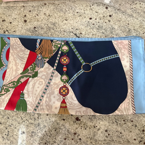 Only Piece!!! Lny Horse Silk Square Scarf from Kate Spade New York - Picture 8 of 11